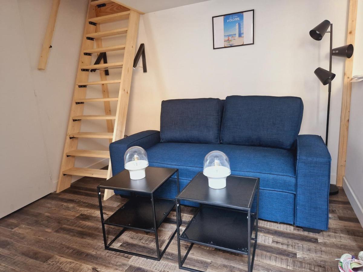 Studio Coeur Des Sables, 100M De La Plage 莱萨布勒-多洛讷 外观 照片