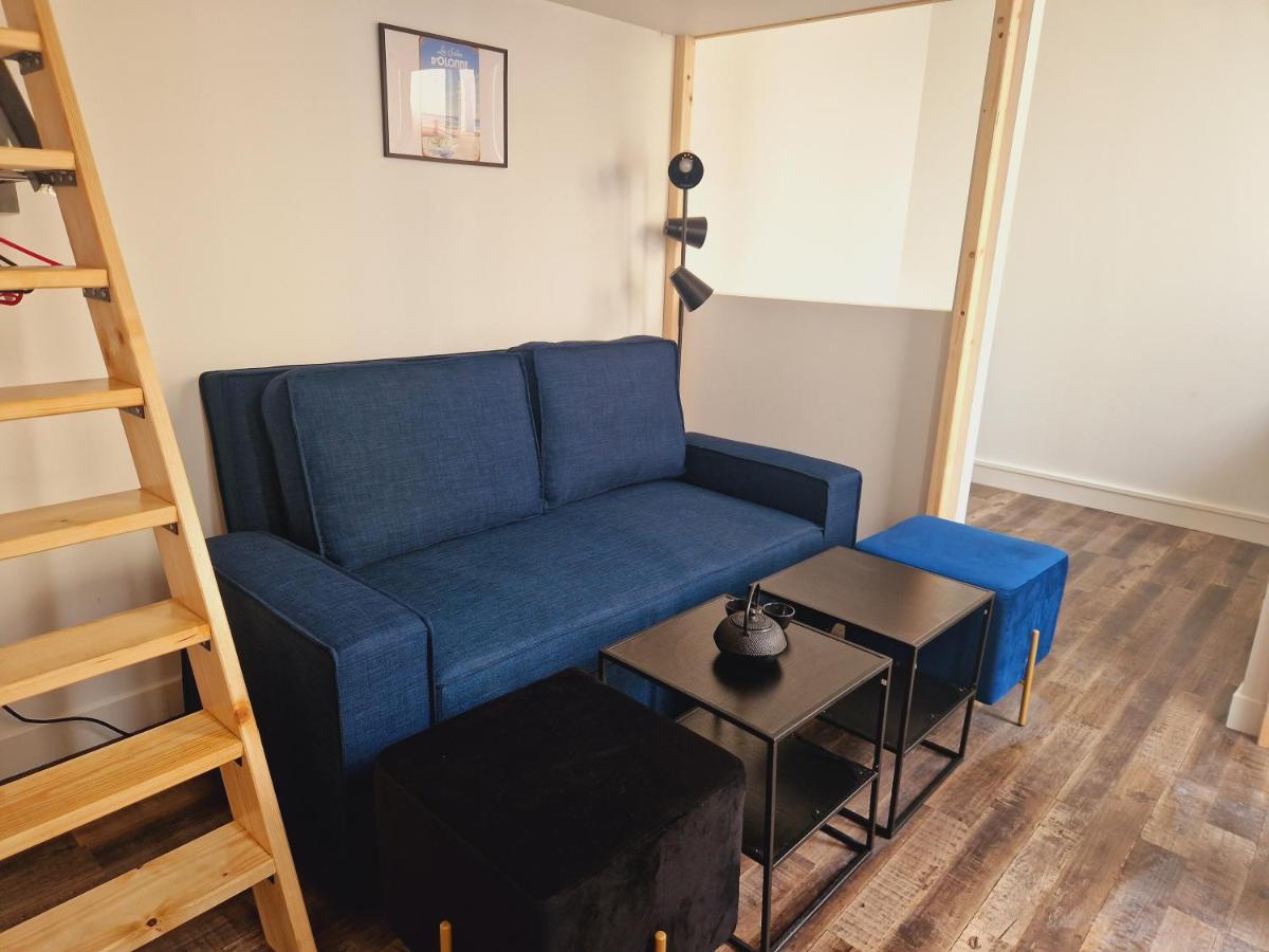 Studio Coeur Des Sables, 100M De La Plage 莱萨布勒-多洛讷 外观 照片